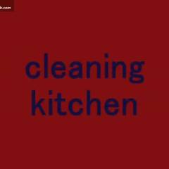 Cleaning Kitchen