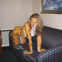 Pic #1 Sexyslut Bodypainted As A Sexy Feline