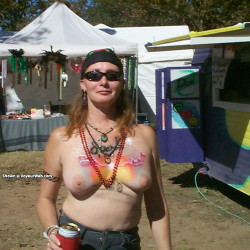 Pic #6 Bike Rally  - 2 - Amateur, Big Tits, Blonde, Brunette, Close-ups, Flashing Tits, Hard Nipples, Mature, Medium Tits, Natural Tits, Outdoors, Public Exhibitionist, Public Place, Small Tits, Topless Amateurs, Topless Girlfriends, Topless Girls, Topless Wives, Voyeur